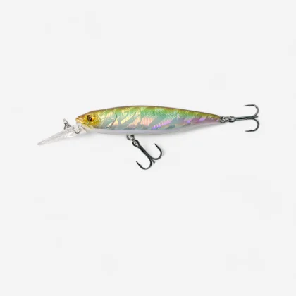 CAPERLAN Wobler Jerkbait Minnow WXM MNWDD 76 SP zelený chrbát bez