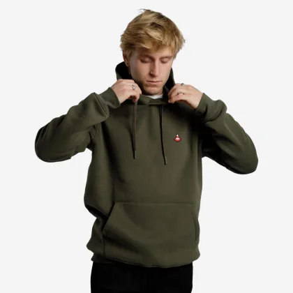 DECATHLON Skateboardová mikina HD500 odolná kaki M