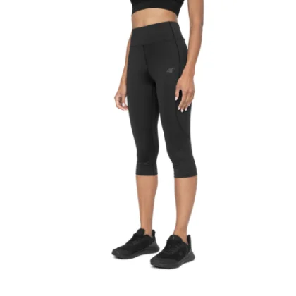 Dámske tréningové 3 4 nohavice 4F TIGHTS FNK F076-20S-DEEP BLACK