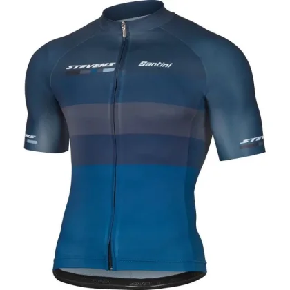 Stevens Aero Equipe Tmavě Modrý Krátký Rukáv dres POUZE M (VÝPRODEJ)