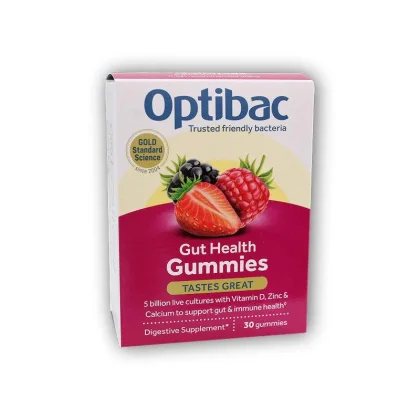 Optibac Želé s probiotiky pro dospělé 30 gummies 99g