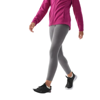Dívčí legíny 4F JUNIOR TIGHTS-JAW23TTIGF093-23M-DARK GREY MELANGE