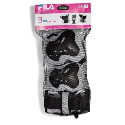 Juniorské chrániče na brusle FILA SKATES FILA JR GIRL FP GEARS SL BK PK