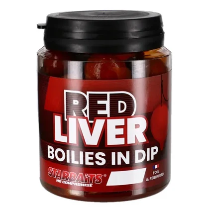 STARBAITS Red Liver v dipe priemer 20 mm