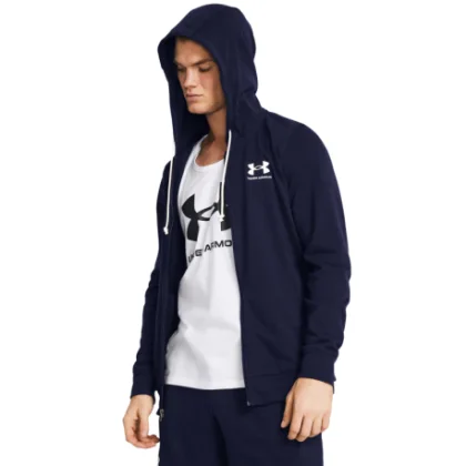 Pánska mikina so zipsom UNDER ARMOUR UA Rival Terry LC FZ