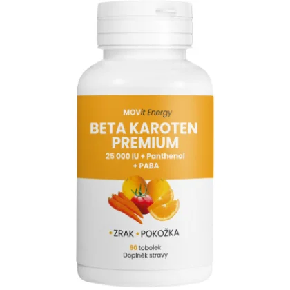 MOVit Betakarotén 25.000 IU+ panthenol paba premium 90 tabliet