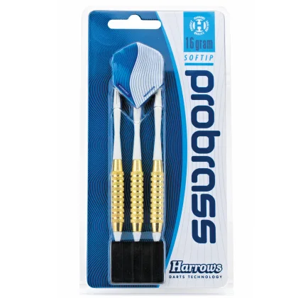 Šípky HARROWS Pro Brass softip 16g