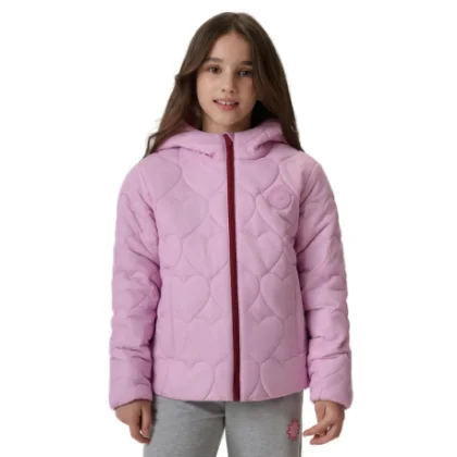 Dievčenská bunda s kapucňou 4F JUNIOR DOWN JACKET F0846-52S-LIGHT VIOLET