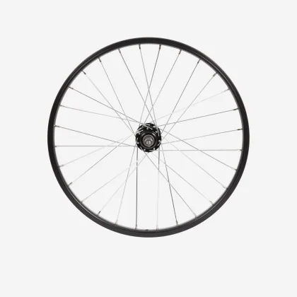 BTWIN Predné koleso na detský 20-palcový bicykel čierne bez