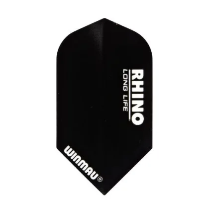 Letky na šípky Winmau RHINO úzke, čierne