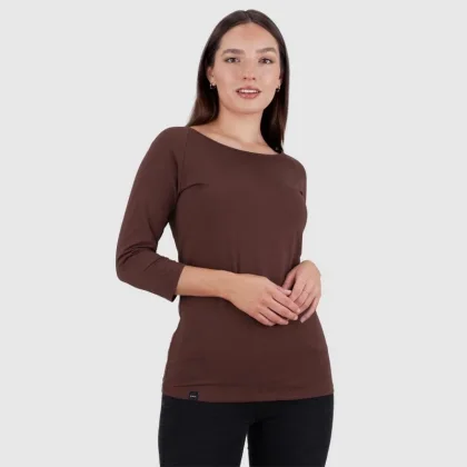 Woox Ellen Long Rum Raisin triko