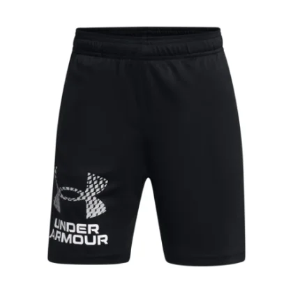 Chlapčenské tréningové kraťasy UNDER ARMOUR UA Tech Logo Shorts-BLK