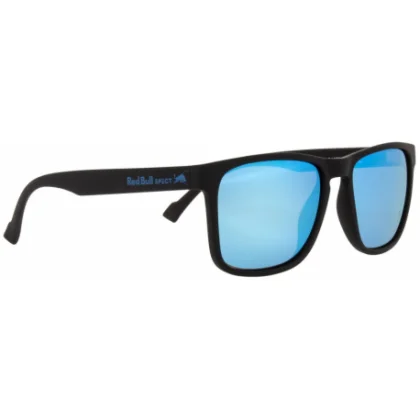 Slnečné okuliare RED BULL SPECT LEAP-003P, matt black rubber, smoke with ice blue mirror, CAT3, POL, 55-17-145