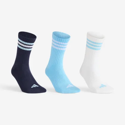 ADIDAS ADIDAS vysoké ponožky na raketové športy 3 páry modro-biele 37-39