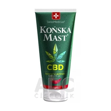 KONSKÁ MASŤ s CBD hrejivá