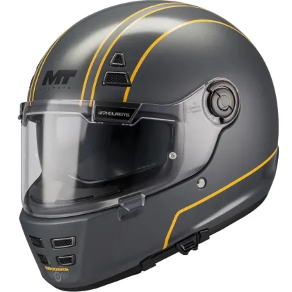 MT Helmets Jarama SV Wild C2 lesklo-matná černo-fluo žlutá