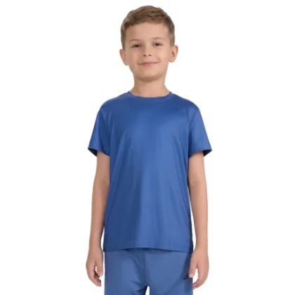 Chlapčenské tréningové tričko s krátkym rukávom 4F JUNIOR TSHIRT FNK M1966-31S-NAVY