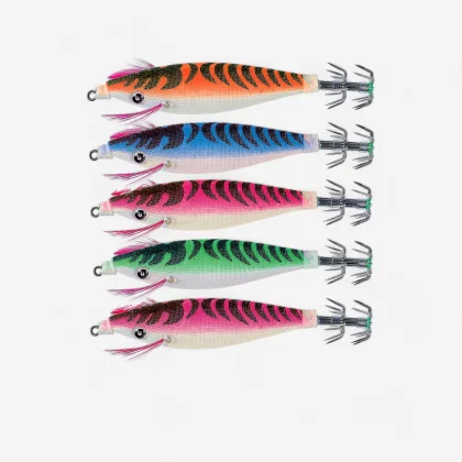 SEA SQUID Súprava plávajúcich nástrah Squider na lov sépií/kalmárov 5 ks .