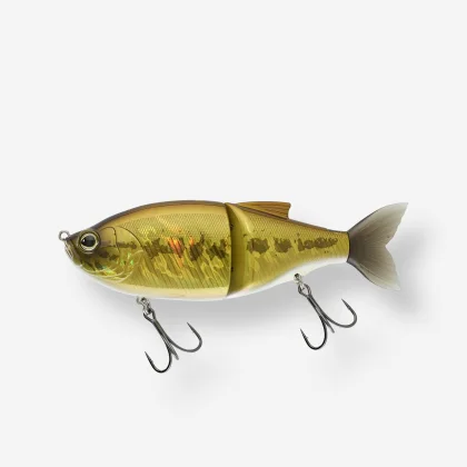 DECATHLON Prívlačová nástraha Biwaa Glidbeast 120S Blackbass bez