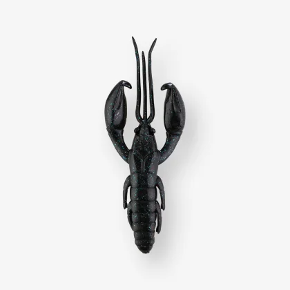 CAPERLAN Mäkká umelá nástraha ráčik s atraktantom WXM Yubari CRAW 3,5" 9 cm Black & Blue bez