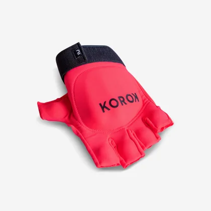 KOROK Rukavica na pozemný hokej FH100 deti/dospelí na hru so slabou intenzitou ružová XS