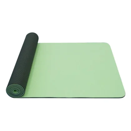 YATE Yoga mat dvouvrstvá TPE zelená
