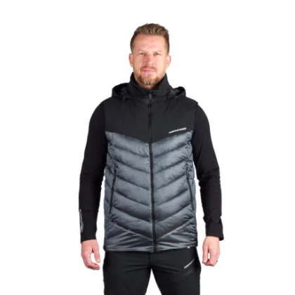 Pánska turistická vesta s kapucňou NORTHFINDER JEDRICK-811darkblueblack