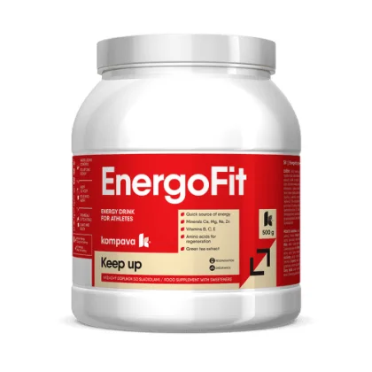 KOMPAVA Energofit prášok príchuť pomaranč 500 g