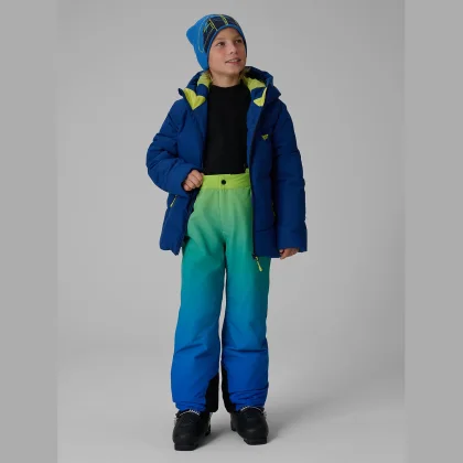 Snowboardové nohavice membrána 10000 chlapčenské - čierne