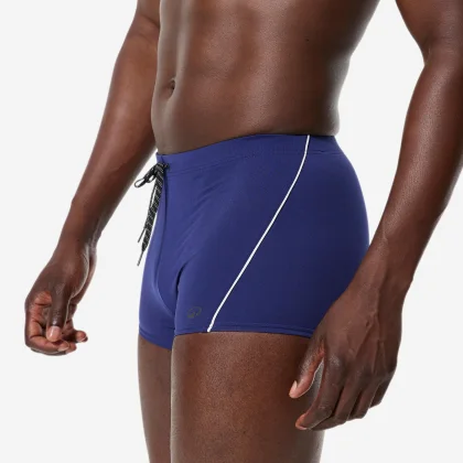 DECATHLON Pánske boxerkové plavky Plus modré S-M