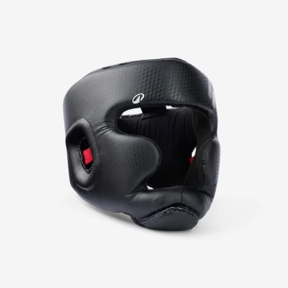 OUTSHOCK Boxerská prilba celotvárová čierna L (58-61 cm)