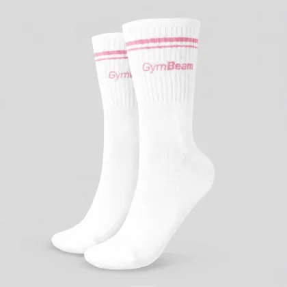 GymBeam Ponožky Crew Pink