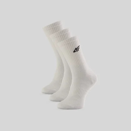 Pánske dlhé ponožky (3-pack) - biele