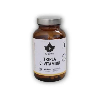 Puhdistamo Tripla C-Vitamini 120 kapslí