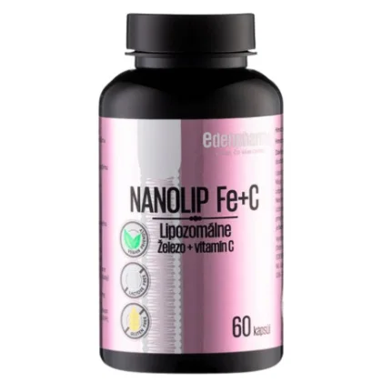 EDENPHARMA NANOLIP Fe + C 60 kapsúl
