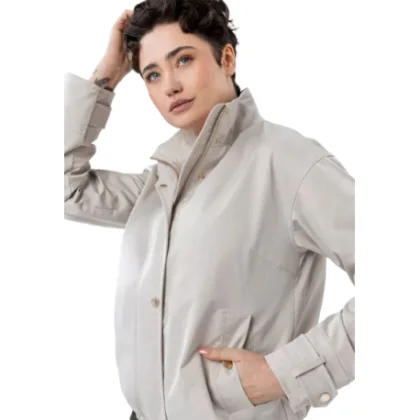 Dámska bunda VOLCANO J-MELBA-BEIGE