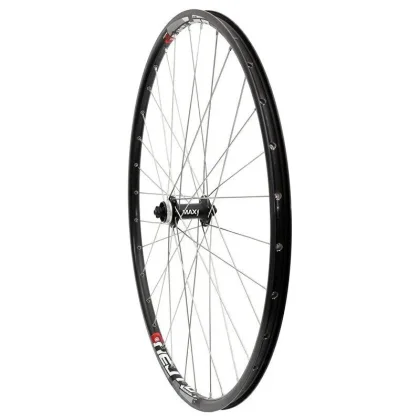 Max1 zapletené kolo 26" Disc Center lock přední černé/stříbrné