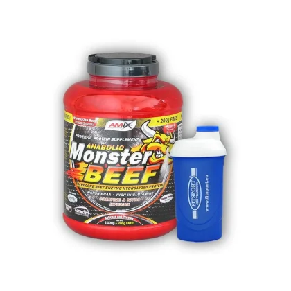 Amix Anabolic Monster BEEF 90% Prot. 2200g + šejkr