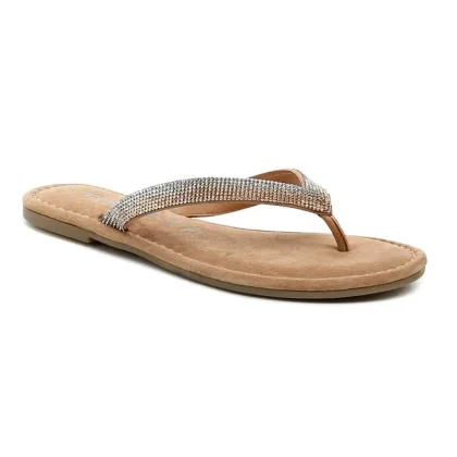 Tamaris 1-27129-44 růžové glam dámské žabky