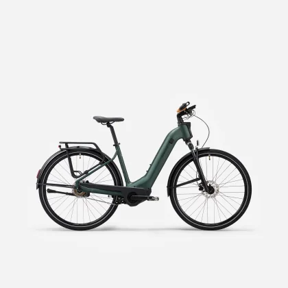 ROCKRIDER Trekingový elektrobicykel E-ACTV 900 Owuru nízky rám zelený M