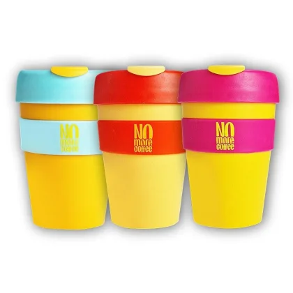 Ostrovit No More Coffee Mug 340ml hrnek se šroubovacím víčkem