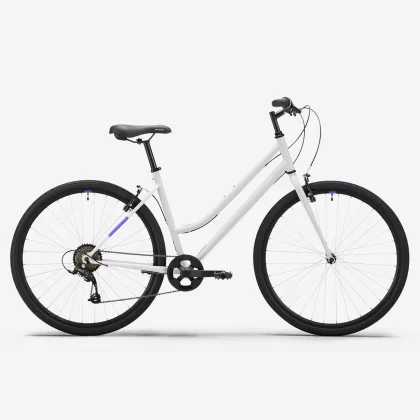 ROCKRIDER Trekingový bicykel EXPL 50 LF sivý S