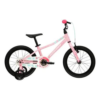 Kross Mini 4.0 16" - model 2026 ružová/biela/lesk - 9" (100-120 cm)