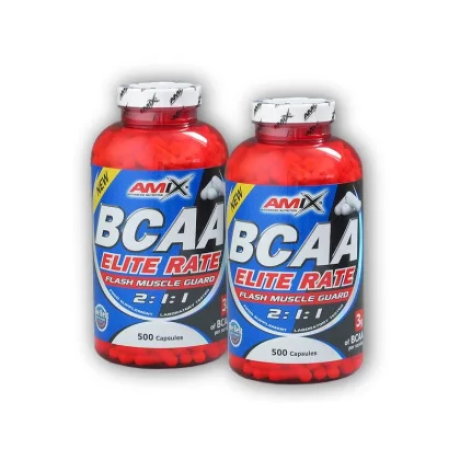 Amix 2x BCAA Elite Rate 500 kapslí