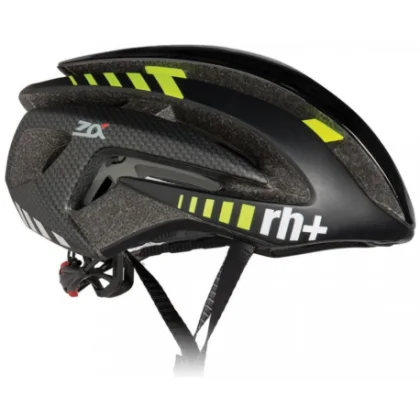 Cyklistická helma RH+ Z Alpha, shiny black matt black yellow fluo