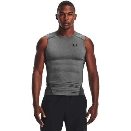 Under Armour Kompresné tielko HG Armour Comp SL Grey SS