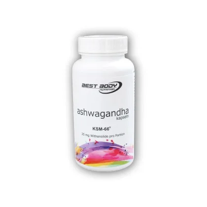 Best Body Nutrition Ashwagandha KSM-66 60 kapslí 25mg withanolide