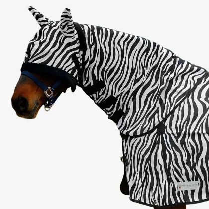 WALDHAUSEN WALDHAUSEN nákrčník proti hmyzu pre kone a poníky vzor zebra COB