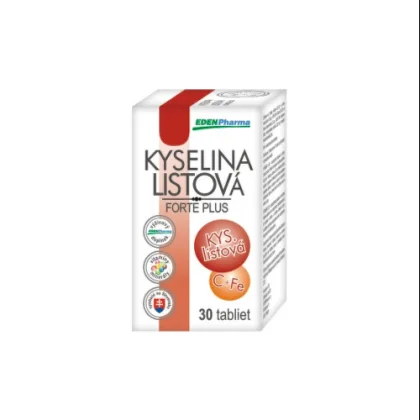 EDENPHARMA Kyselina listová forte plus 30 tabliet