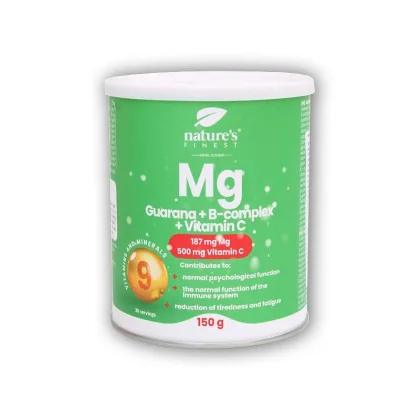 Natures Finest Guarana + Magnesium + B-Complex + VitaminC 150g